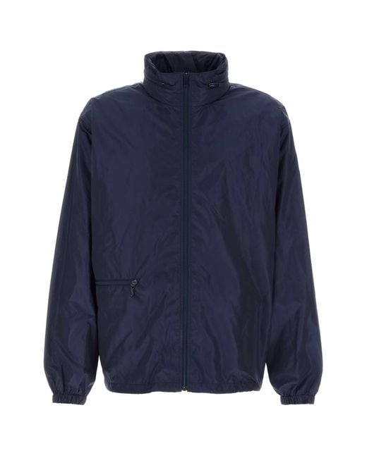 Saint Laurent Blue Solid Jacket for men