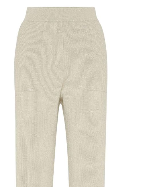 Brunello Cucinelli Natural Cashmere Trousers