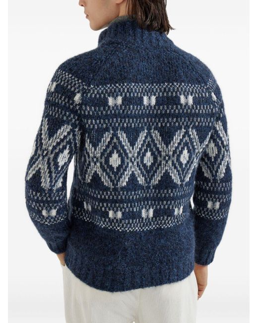 Cardigans Brunello Cucinelli de hombre de color Blue