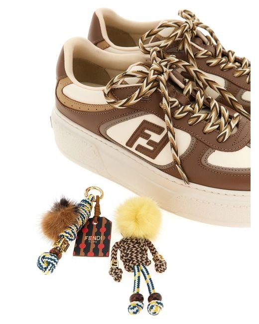 Fendi Multicolor ' Match' Sneakers