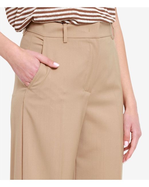 Pantalon de week-end max mara beige Weekend by Maxmara en coloris Natural