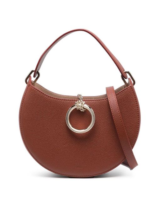 Chloé Brown Shopper Mit Ringdetail