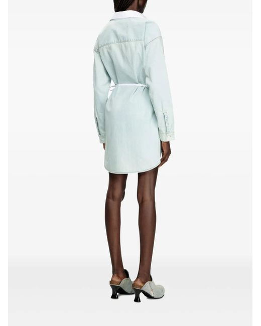 DIESEL White D Elphi Den Kleid
