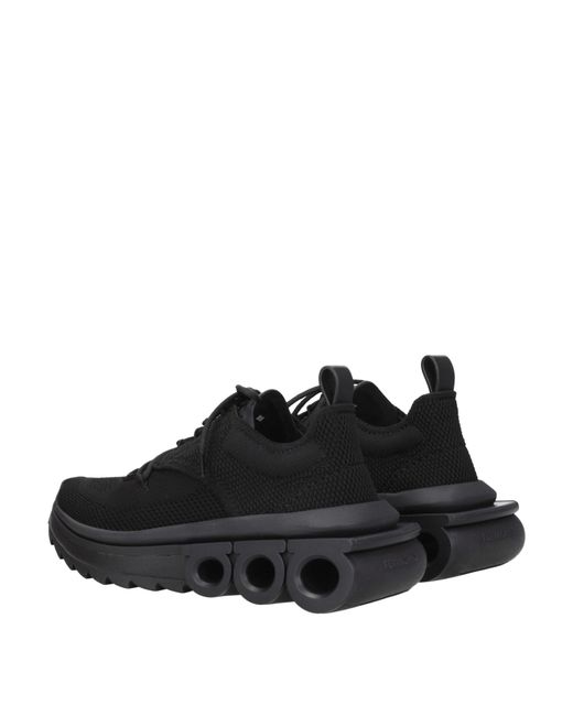 Ferragamo Black Herren Running Sneaker