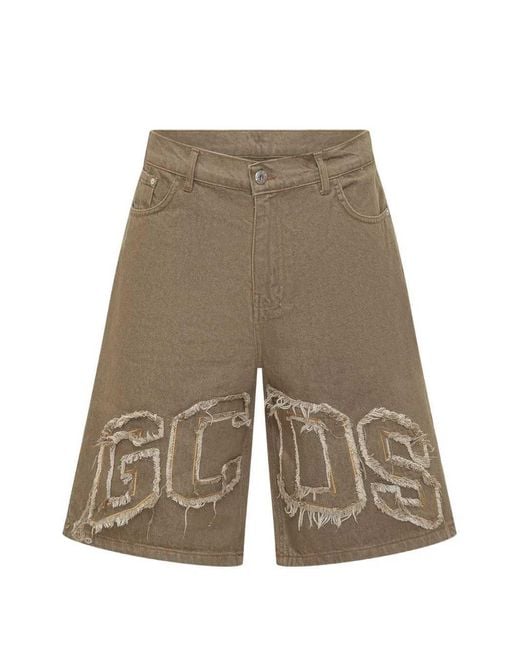 Gcds White Logo Shorts