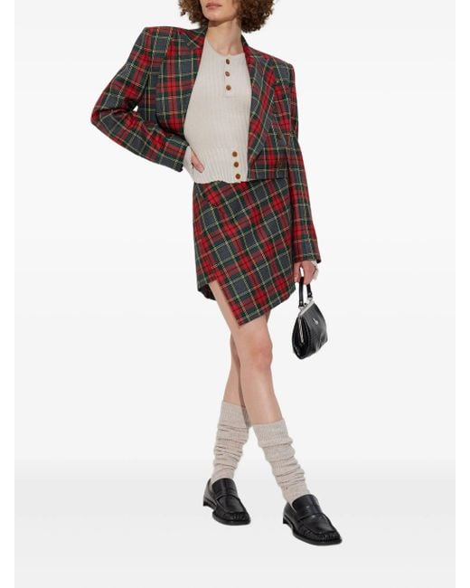 Vivienne Westwood Red Mini Infinity Skirt