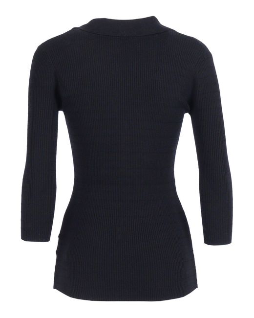 Elisabetta Franchi Black Maglia Tricot