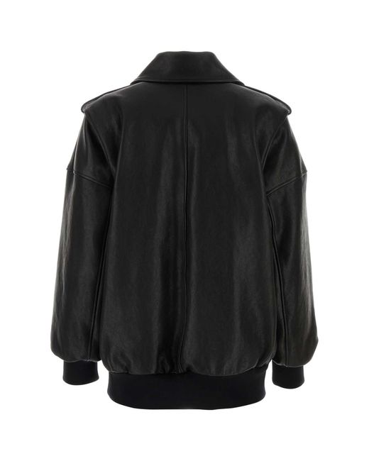 McQueen Black Leather Jacket
