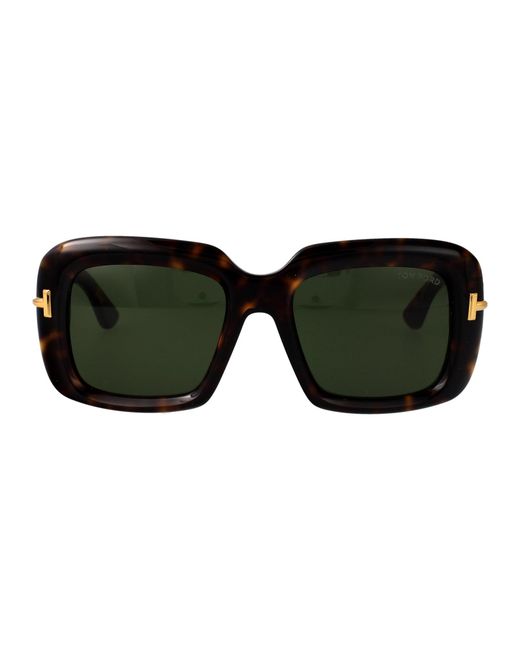 Tom Ford Black Ft1330 Acetate Sunglasses