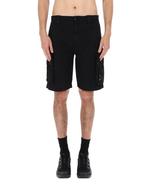 C P Company Black C. P. Company Swimwear 100% Cotton for men