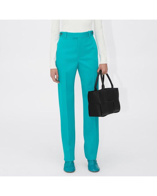 Bottega Veneta Black Kleiner Arco -Einkaufstasche