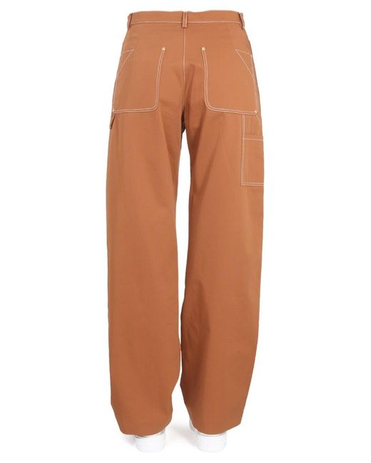 Stella McCartney Brown Pants With Buckle
