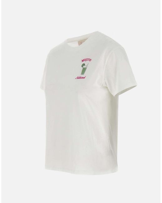 Mc2 Saint Barth White T-shirts And Polos
