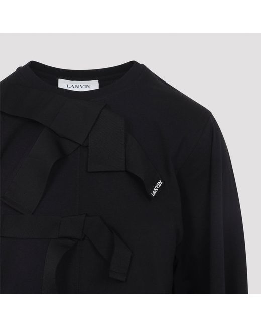 Lanvin Grosgrain Top in het Black