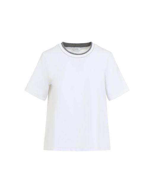 Peserico White T-Shirt