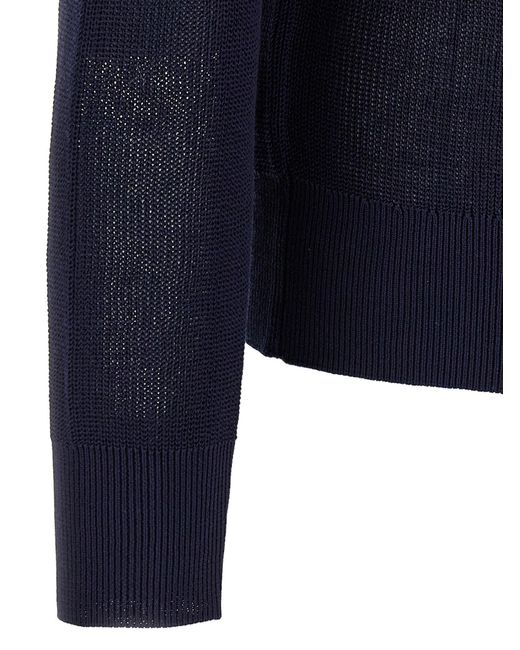 Ballantyne Openwork Katoenen Poloshirt in het Blue voor heren
