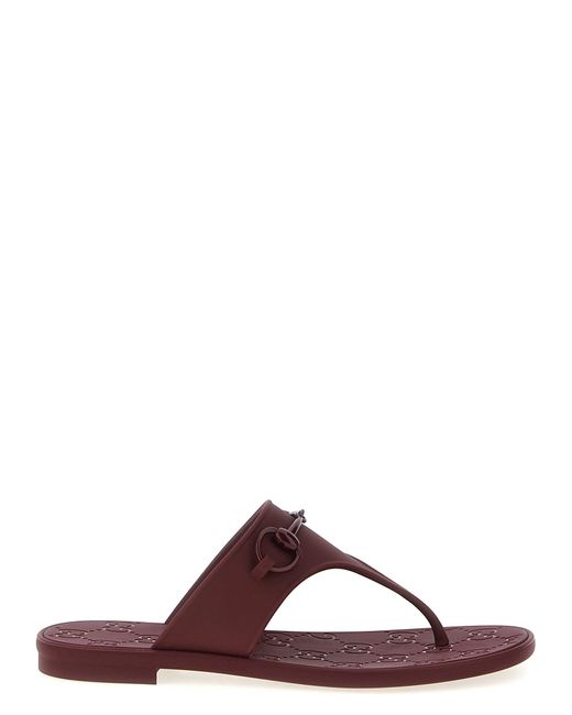 Gucci Stringsandalen in het Brown