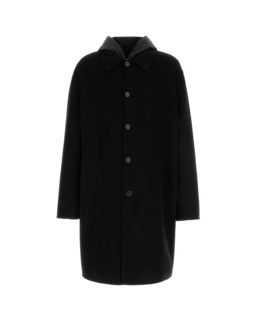Prada Black Cashmere Coat for men
