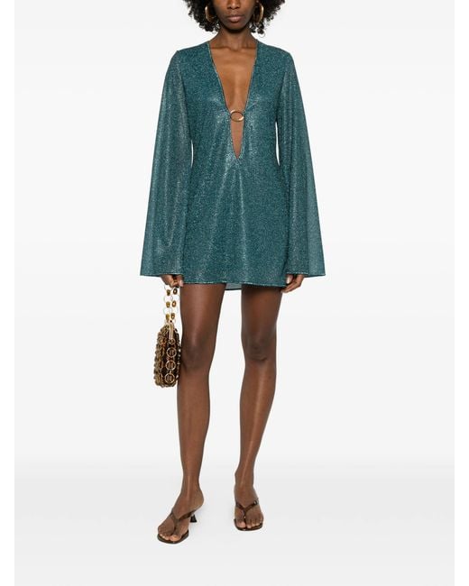 Oseree Brown Lumiere O-Kaftan