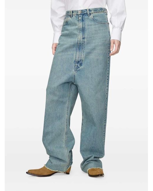 Maison Margiela Blue Low-Rise Jeans for men