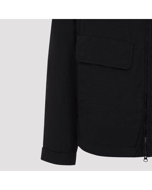 C P Company Black Twill Mixer Explorer Jacket