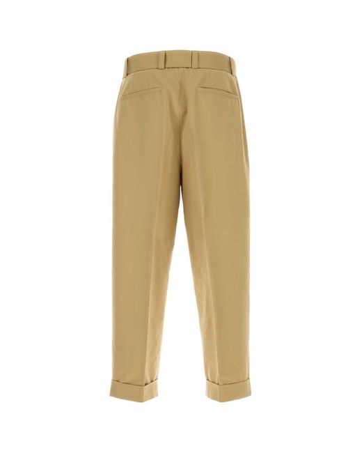 Jil Sander Natural Cotton Blend Pant for men