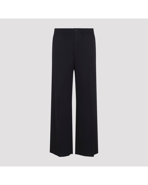 Céline Blue Elastic Waist Trousers for men