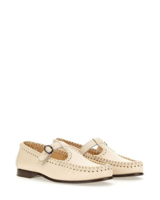 Hereu Natural T-Bar "Alcover" Moccasin