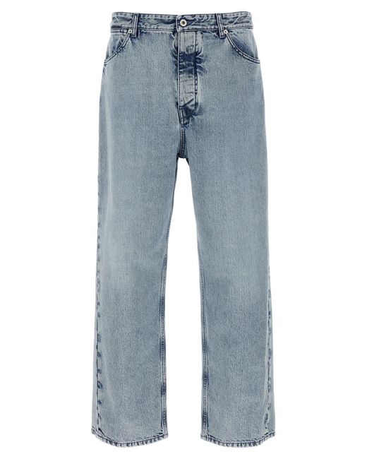 Jean en coton diagonal Jil Sander pour homme en coloris Blue