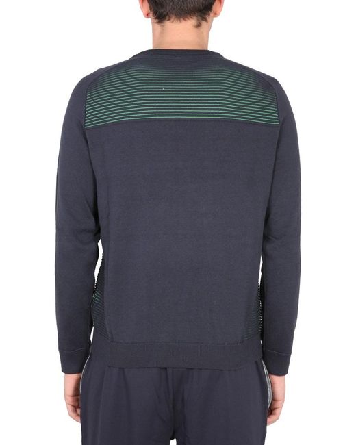 Boss Blue Crowling Front Logo Jersey for men