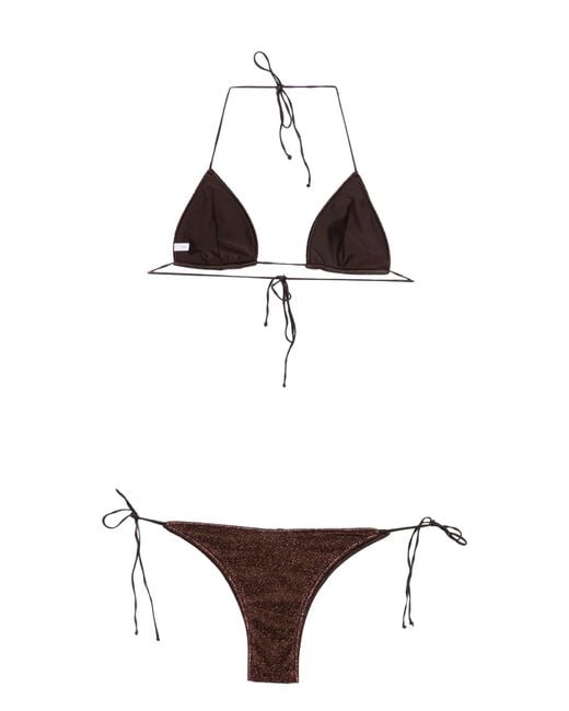 Oseree White Triangle Beachwear