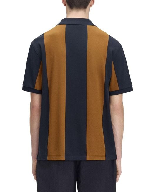 Fred Perry Black Polo "Meyba" Con Logo