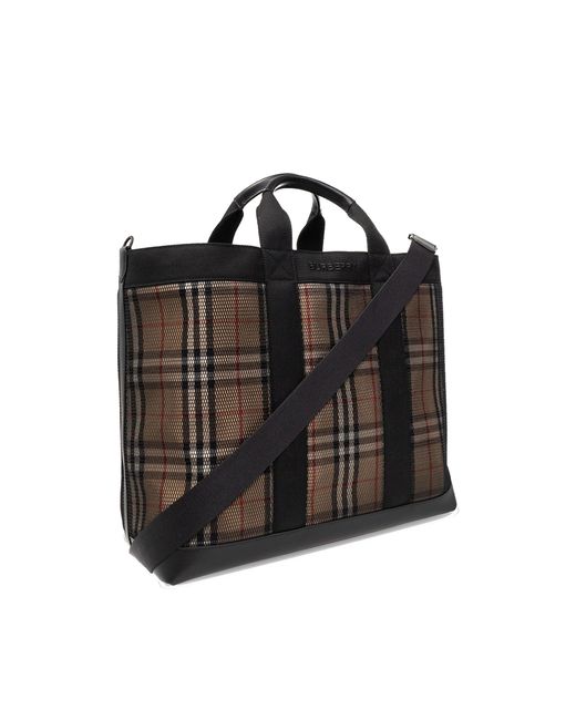 Burberry Black Ormond Shopper Bag for men