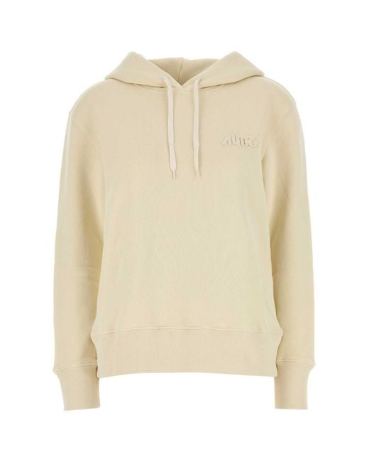 Autry Natural Cream Cotton Main Wom Sweatshirt