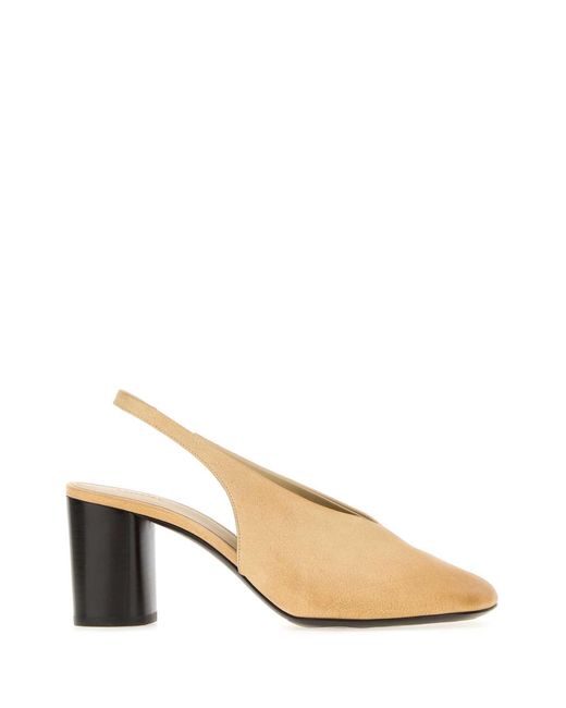 Lemaire Natural Slingback Pumps