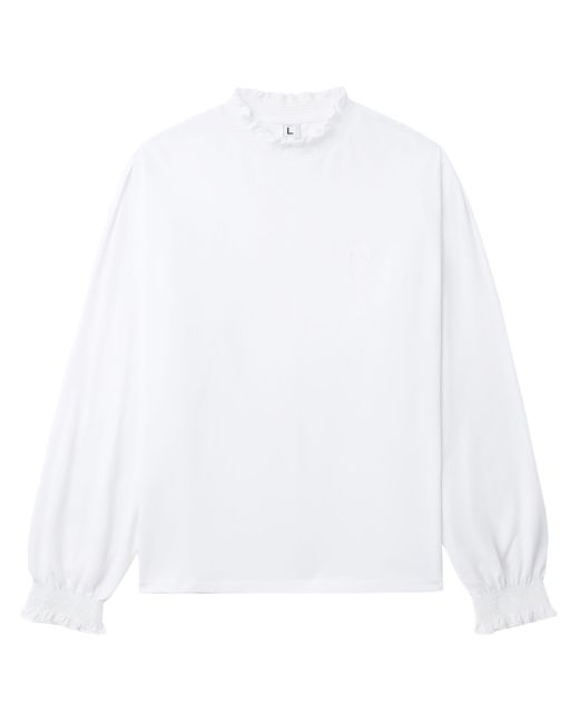 Random Identities White Ls T Shirt With Bra Logo for men