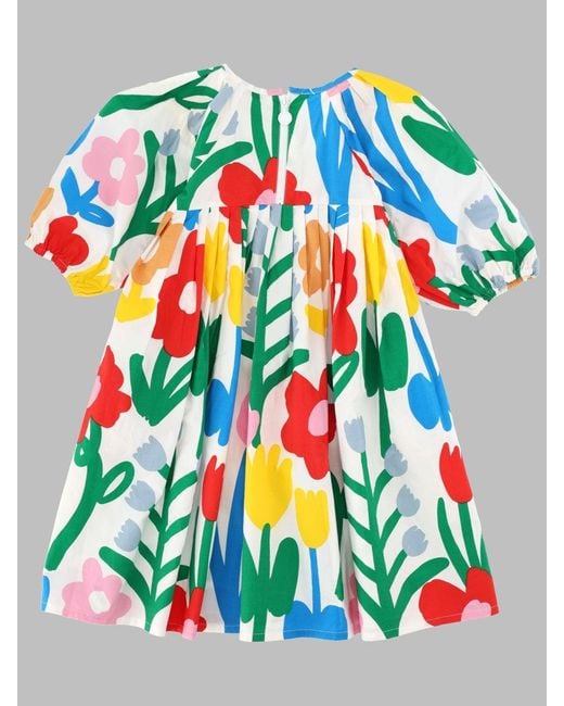 Stella McCartney Blue Girls' Mini Soft Fabric Dress
