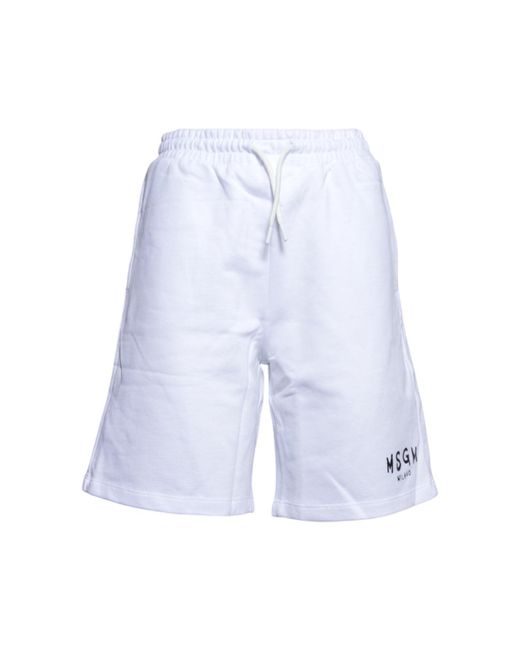Short MSGM en coloris Blue