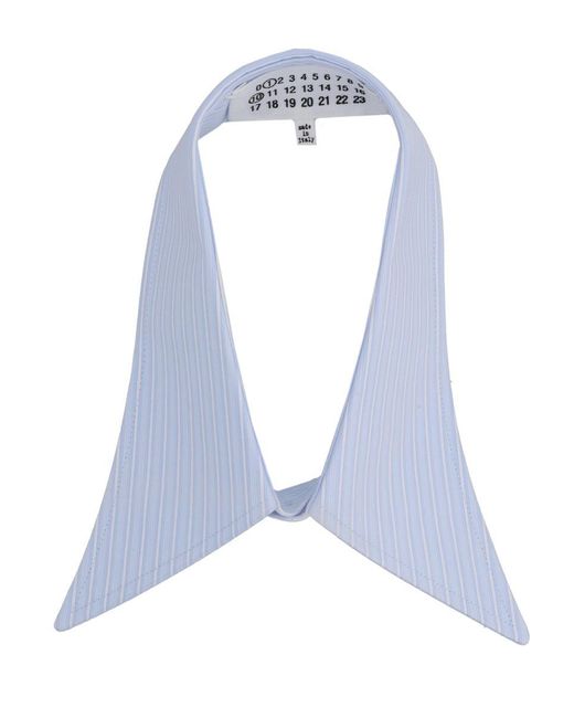 Maison Margiela Blue Cotton Collar for men