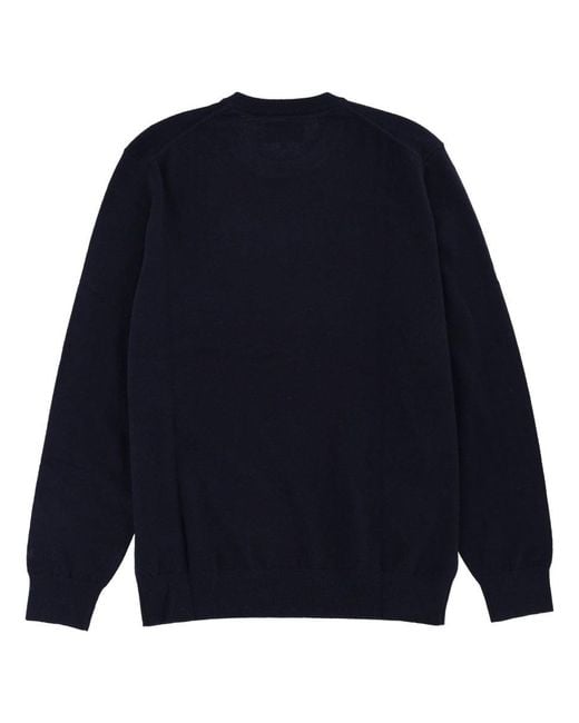 Mc2 Saint Barth Blue Sweater With Embroidery for men