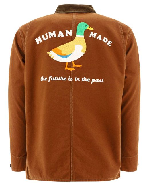 Human Made Menschlicher Enten -Coverall -Jacke in Brown für Herren