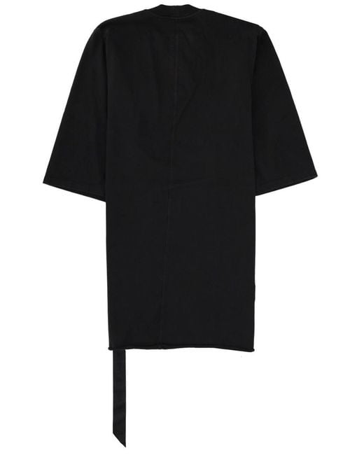Rick Owens Black T-Shirt "Jumbo Ss"