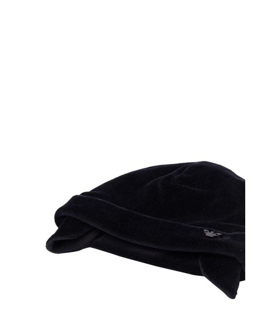 Emporio Armani Black Beanie Hat