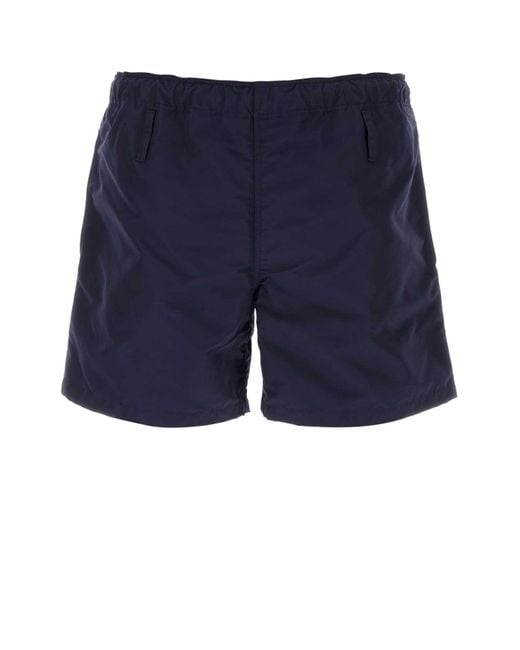 Prada Blue Nylon Swimming Shorts