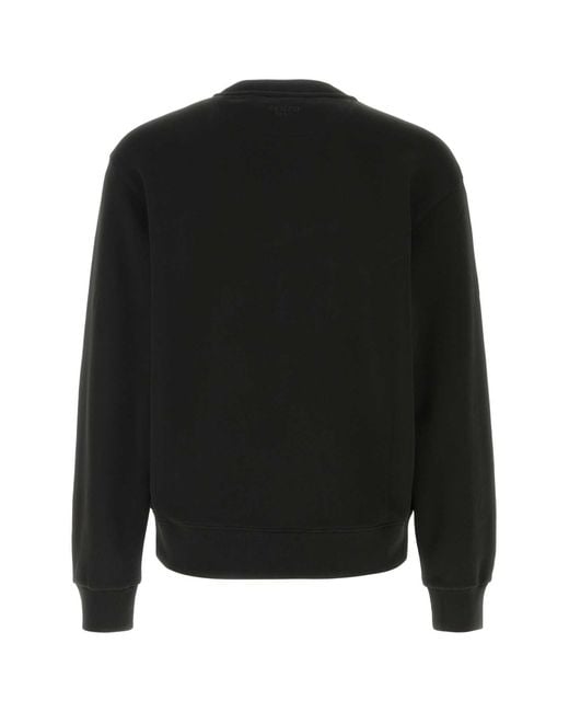 KENZO Black Cotton Sweatshirt for men