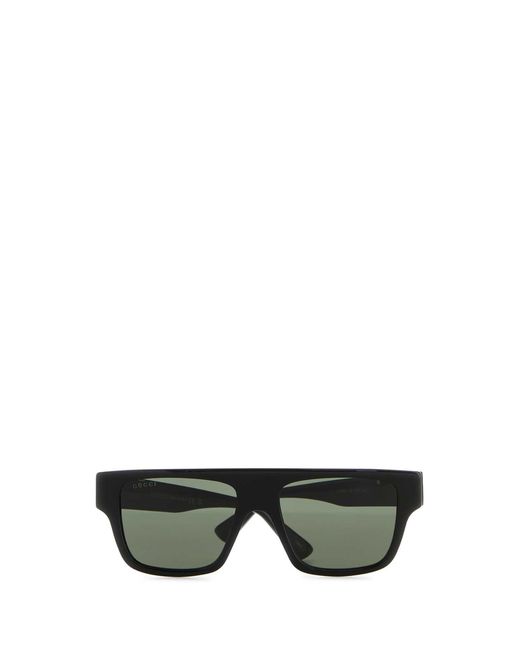 Gucci Gray Acetate Sunglasses for men