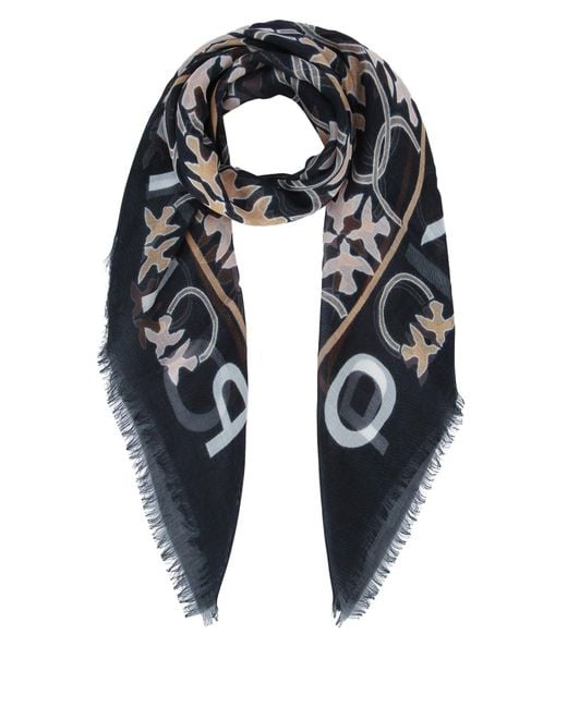 Pinko Black Mambo Foulard Modal Logo