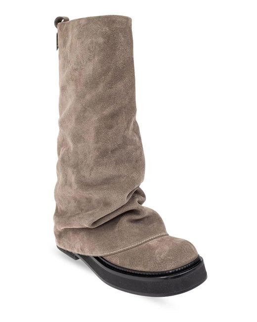 The Attico Brown Die Attico -Stiefel grau
