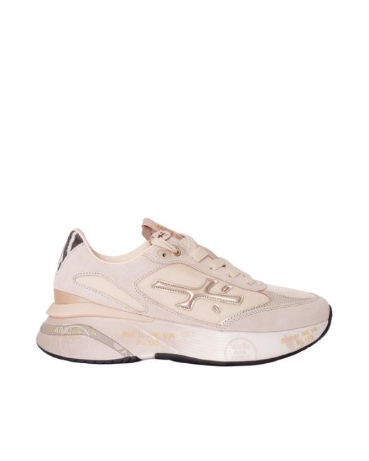 Premiata Pink Sneakers Moerund Offwhite