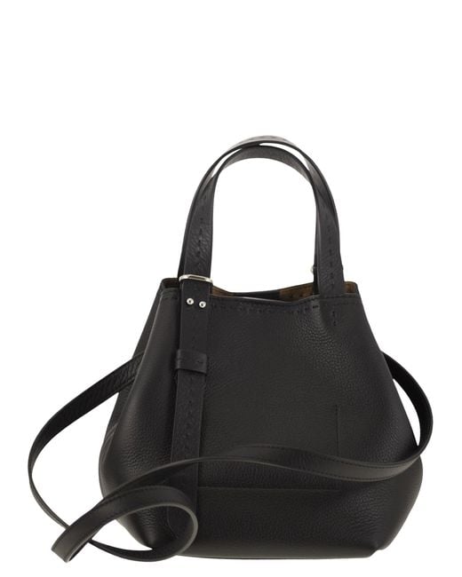 Max Mara Black Archetipo7 Xsv2 Archetipo Extra Small Leather Bag